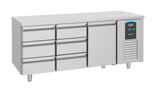 Koelwerkbank Energy Line | 474L | 1 deur 6 laden | -2°C/+8°C | Geforceerd | 1865x700x850(h)mm