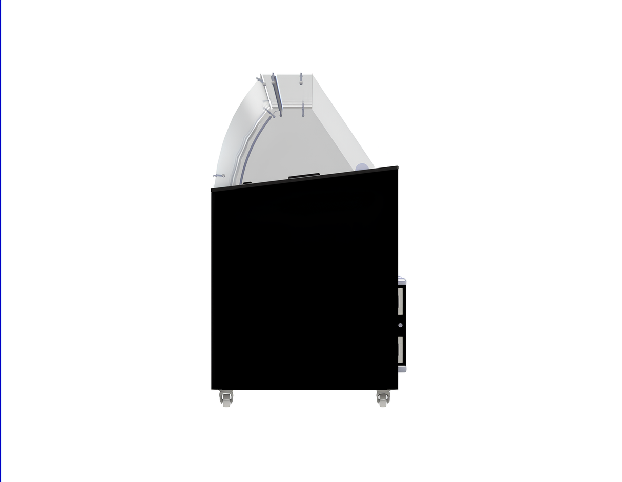 Schepijsvitrine TENERIFE | Energiezuinig | 454L | 10x 5L | -14°C/-24°C | Statisch | Gekoelde Reserve | 1439x727x1229(h)mm