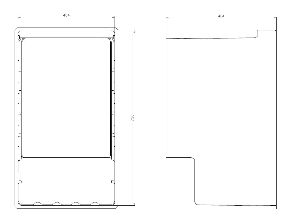 Wijnkoelkast 118L Glasdeur | 49 flessen | Zwart | +5°C/+20°C | Geforceerd | 485x600x820(h)mm