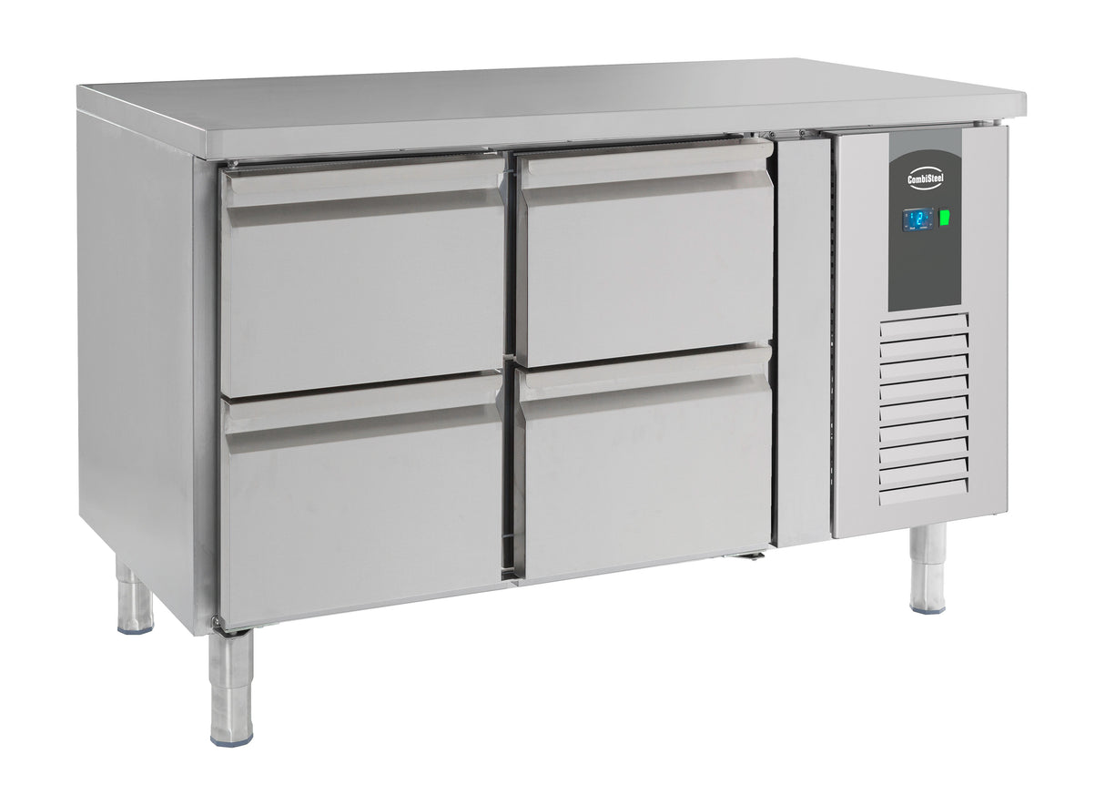 Koelwerkbank | 282L | 4 laden | +2°C/+8°C | Geforceerd | 1360x700x850(h)mm