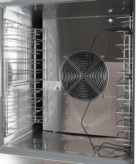 Blastchiller | 7 Niveaus (EN/GN) | Max. 40kg (Koelen) / 28kg (Vriezen) | 0.98kW (230V) | 800x800x1515(h)mm