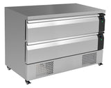Koel/Vrieswerkbank | 265L | 2 Lade | +1°C/+4°C | -18°C/-21°C | Geforceerd | 1230x700x840(h)mm