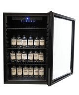 Drankenkoeling | Zwart | 150L | 1 Glasdeur | +3°C/+10°C | Statisch | 540x539x847(h)mm