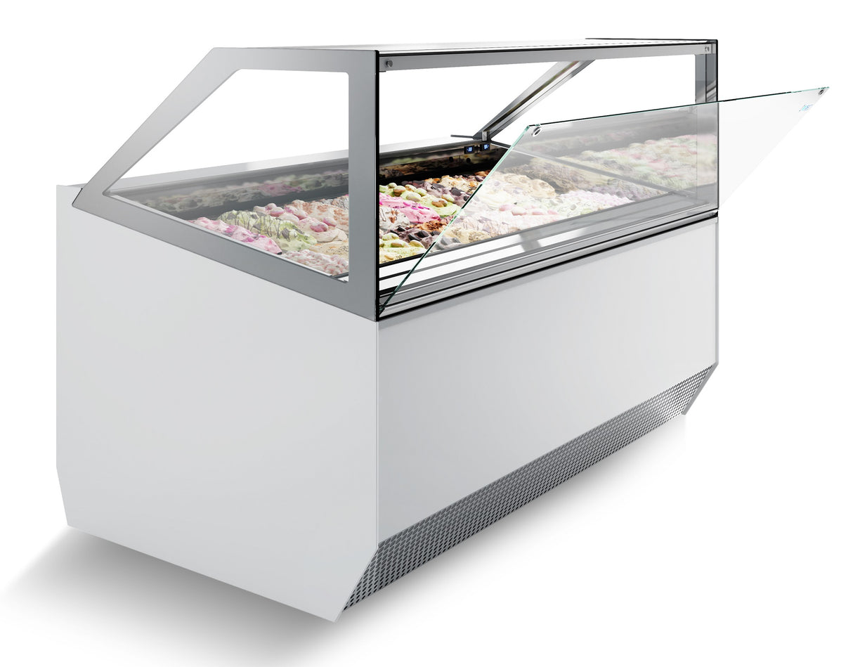 Schepijsvitrine | MILLENIUM | 870L | 16x 5L | -14°C/-16°C | Geforceerd | 1496x1054x1356(h)mm