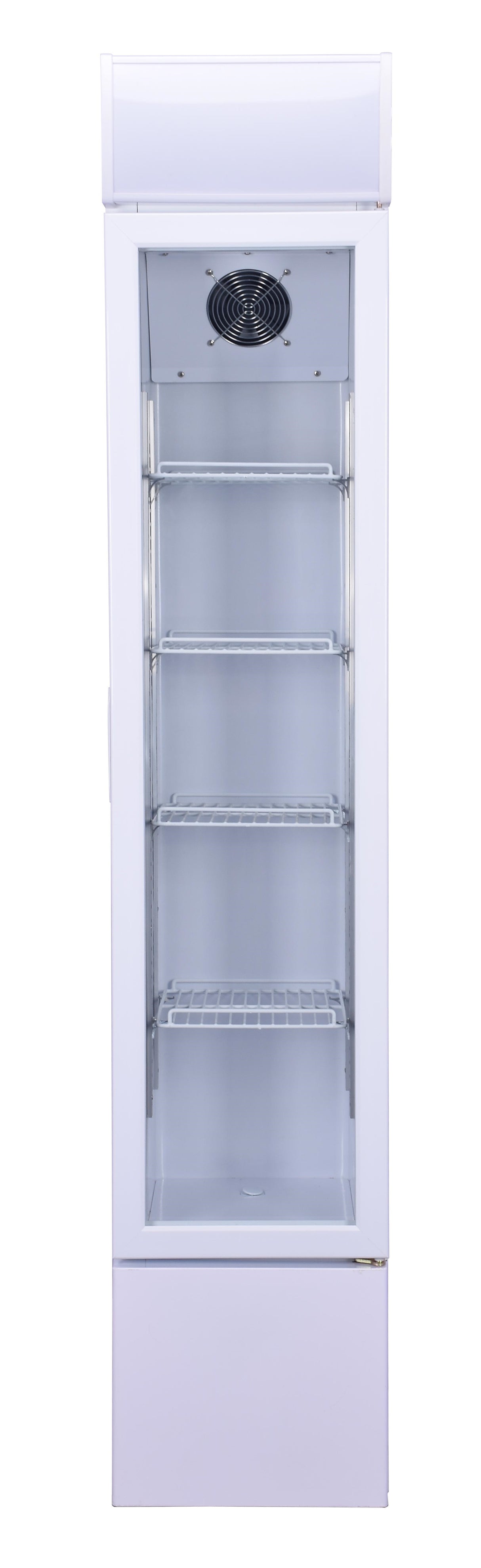 Drankenkoeling Wit | Smal Model | 105L | +2°C/+10°C | Statisch met Ventilator | 360x422x1880(h)mm