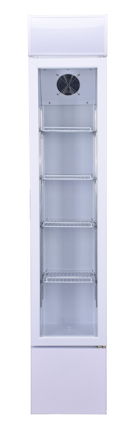 Drankenkoeling Wit | Smal Model | 105L | +2°C/+10°C | Statisch met Ventilator | 360x422x1880(h)mm