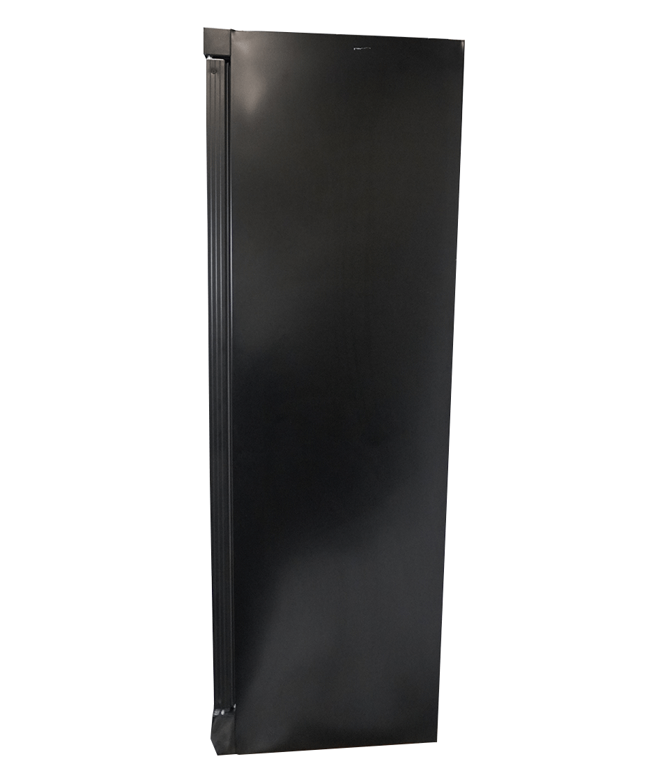 Drankenkoeling Zwart | 382L | Glasdeur | +4°C/+10°C | Statisch met Ventilator | 595x650x1850(h)mm