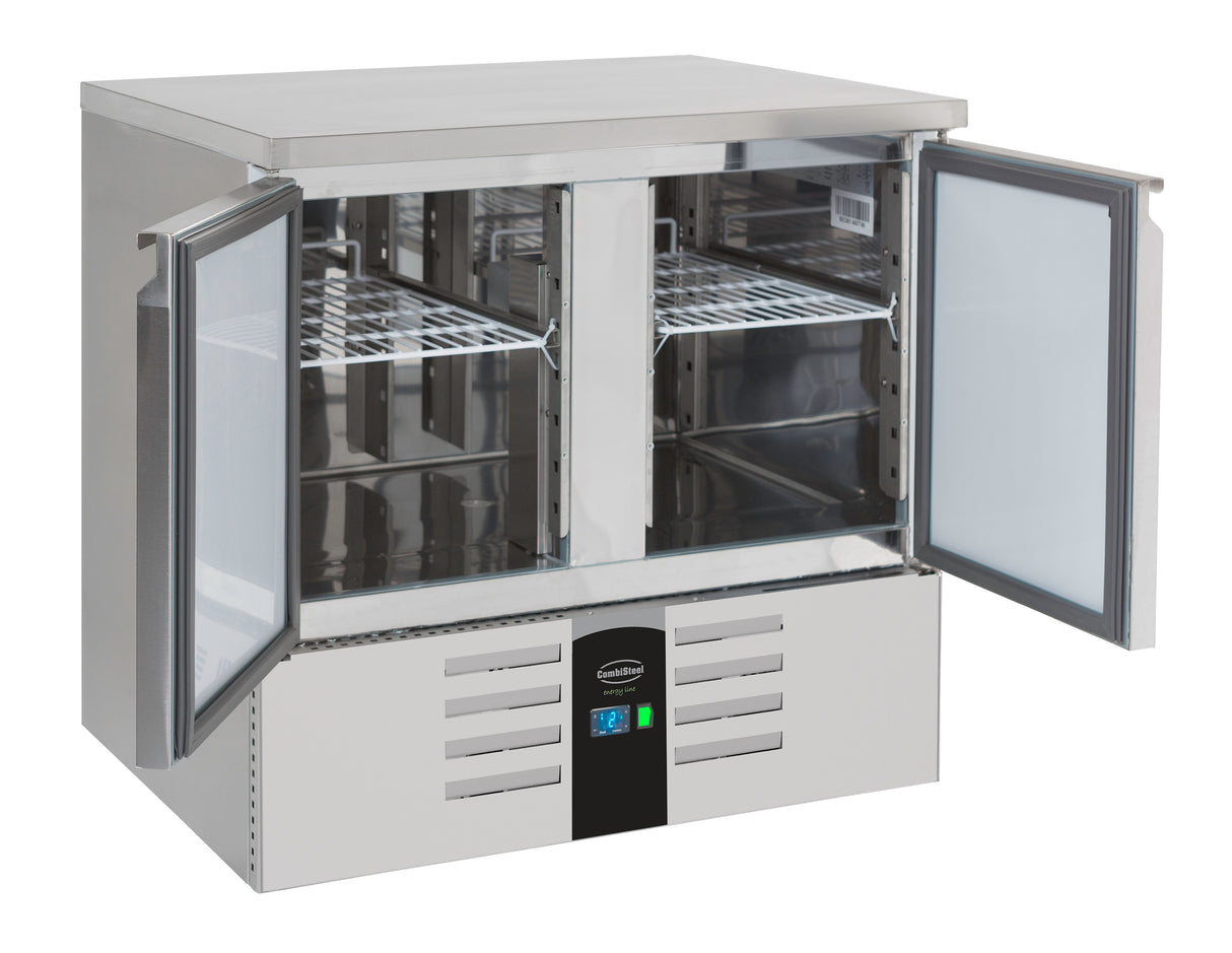 Koelwerkbank | ENERGY LINE | 257L | 2 Deuren | +2°C/+8°C | Geforceerd | 900x700x870(h)mm