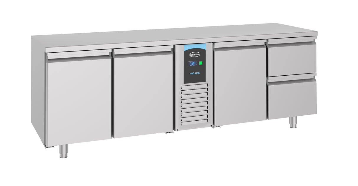 Koelwerkbank | ENERGY LINE | 632L | 3 Deuren + 2 Laden (1/1 GN) | -2°C/+8°C | Geforceerd | 2270x700x850(h)mm
