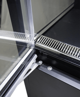 Wandkoeling Marco | Zwart | Draaideuren | 2585L | 5 schappen | -1°C/+5°C | Geforceerd | 2560x740x2010(h)mm