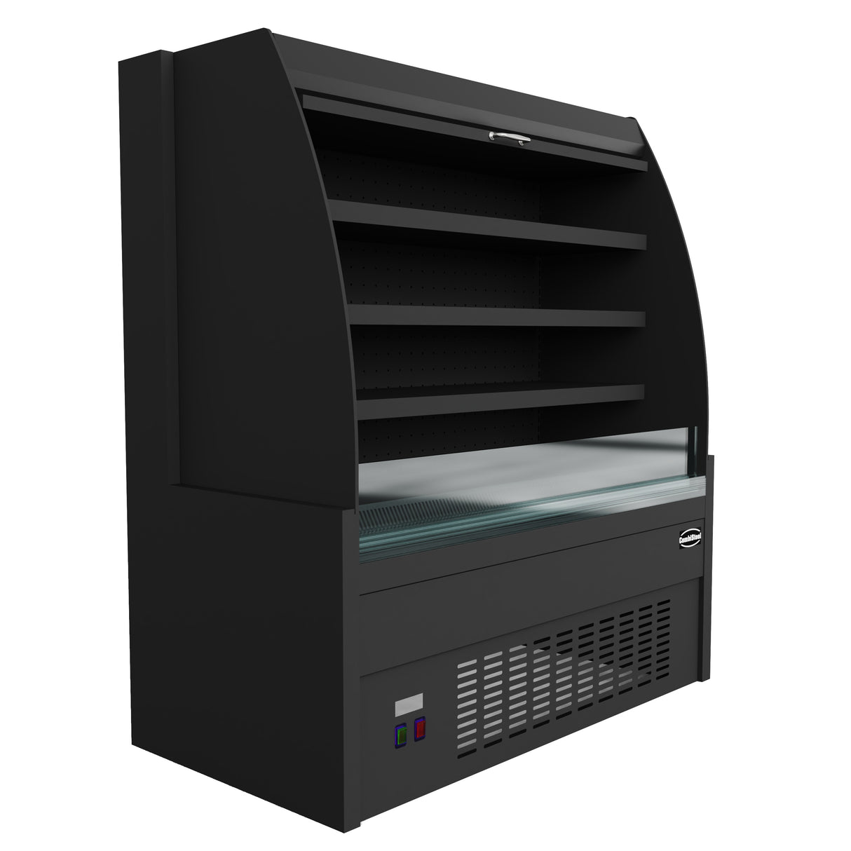 Wandkoeling zwart met nachtafdekking | 380L | 3 schappen | +2°C/+8°C | Geforceerd | 1300x660x1500(h)mm