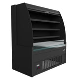 Wandkoeling zwart met nachtafdekking | 380L | 3 schappen | +2°C/+8°C | Geforceerd | 1300x660x1500(h)mm
