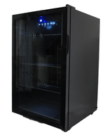 Drankenkoeling | Zwart | 150L | 1 Glasdeur | +3°C/+10°C | Statisch | 540x539x847(h)mm