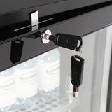 Barkoeler Glasdeuren | Zwart | 305L | +2°C/+10°C | Geforceerd | 1434x520x860(h)mm