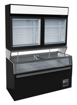 Wandvriezer | Zwart | -18°C/-22°C | 1454x890x2102(h)mm
