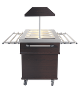 Gekoeld Buffet | 4x 1/1 GN | +4°C/+8°C | Statisch | Verlichte Kap | 1500x700x1400(h)mm