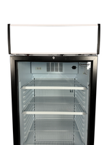 Drankenkoeling Wit | 382L | Glasdeur | +4°C/+10°C | Statisch + Ventilator | 595x650x2000(h)mm