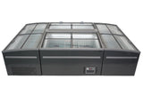 Supermarkt Vrieskist | 850L | Grijs | -18°C/-22°C | Statisch | Schuifdeksels | 2100x850x870(h)mm