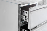 Koelwerkbank | 109L | 2 Laden | +2°C/+8°C | Statisch met ventilator | 435x700x870(h)mm