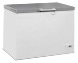 Vrieskist 305L | tot -18°C /-24°C| wit/RVS | klapdeksels | 1041x743x840(h)mm