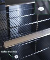 Glasdeur Koelkast | 500L | Zwart | 0°C/+10°C | Geforceerd | 620x705x2050(h)mm
