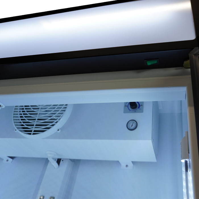 Glasdeur Koelkast Wit | 740L | 2 Glasdeuren | +1°C/+10°C | Geforceerd | 1120x610x1973(h)mm