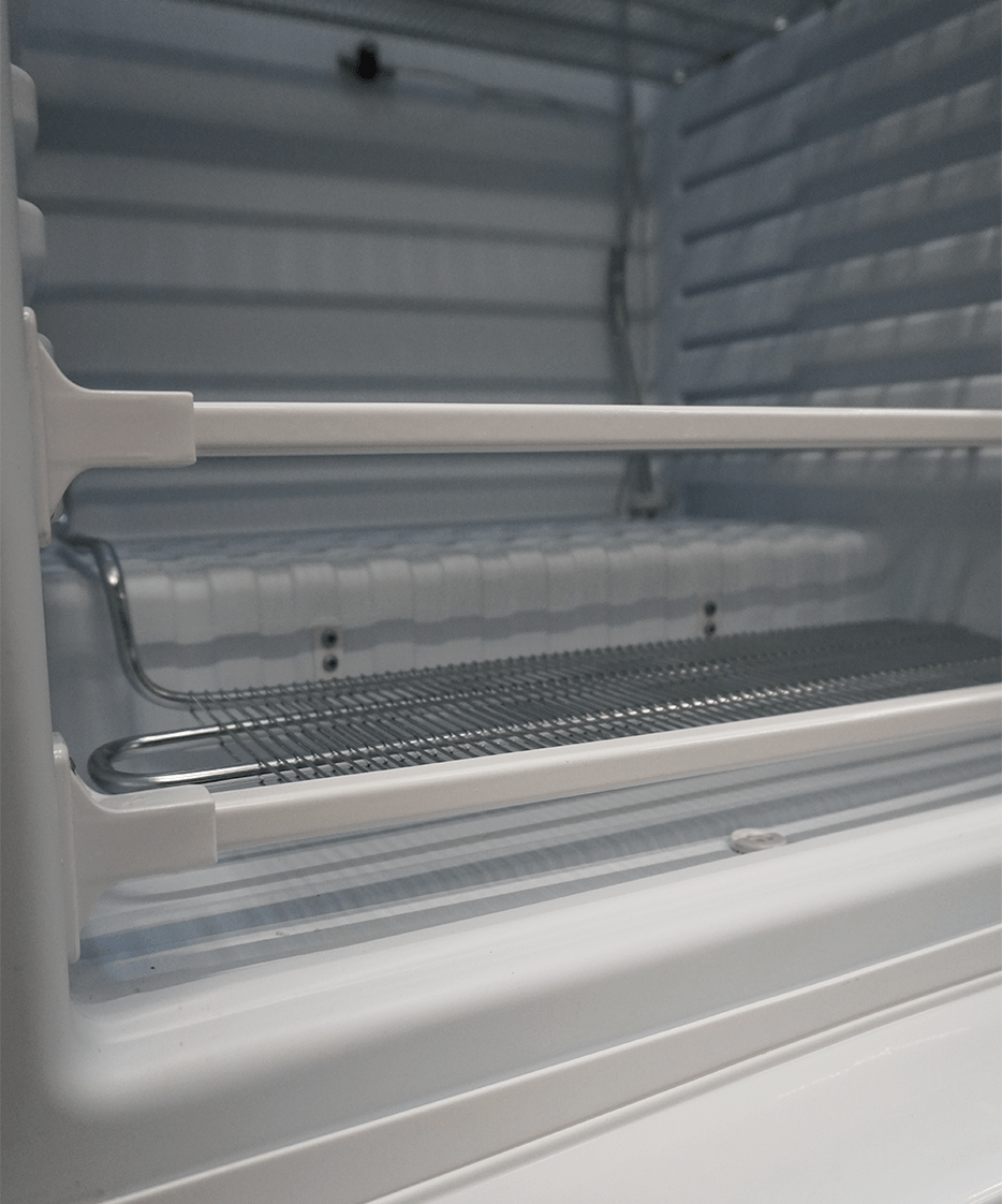 Glasdeur Vrieskast | Wit | 382L | 1 Deur | -18°C/-24°C | Statisch | 640x670x1875(h)mm
