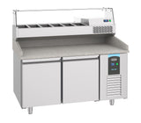 Pizzawerkbank | PRO LINE | 380L | 2 Deuren | -2°C/+8°C | Geforceerd | 1550x800x1080(h)mm