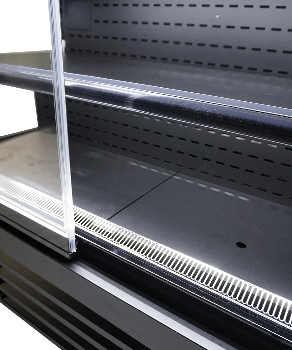 Wandkoeling Marco | Zwart | Draaideuren | 2585L | 5 schappen | -1°C/+5°C | Geforceerd | 2560x740x2010(h)mm