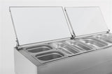 Gekoeld saladette | 6x 1/3 GN | +2°C/+8°C | Geforceerd | 1360x700x1085(h)mm