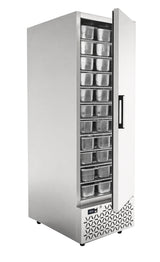 IJsvrieskast | 658L (66x 5L) | RVS | -15°C/-25°C | Statisch + Ventilator | 667x895x2020(h)mm