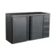 Combisteel Barkoeler | 2 deuren | Zwart | 350L | 0°C/+10°C | Geforceerd | 1462x513x860(h)mm | 7450.0315